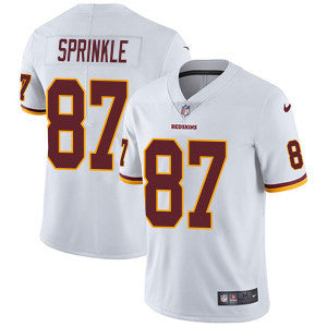 Jeremy Sprinkle Washington Commanders white Vapor jersey