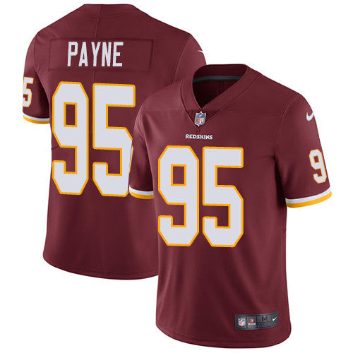 Da'Ron Payne Washington Commanders burgundy Vapor jersey