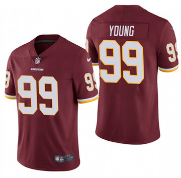 Chase Young Washington Commanders burgundy Vapor jersey