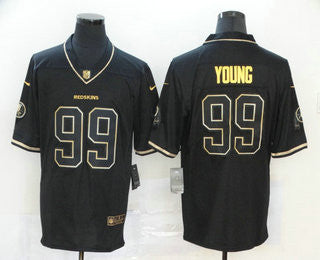 Chase Young Washington Commanders black jersey