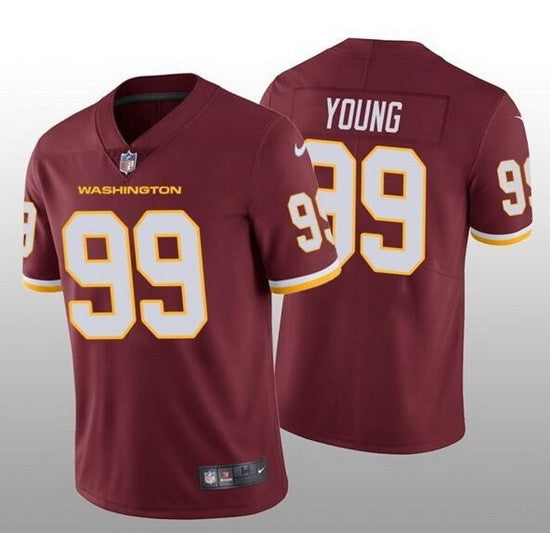 Chase Young Washington Commanders red Vapor jersey