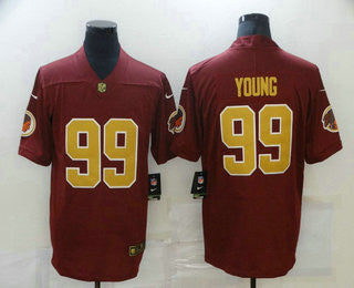 Chase Young Washington Commanders red Vapor jersey