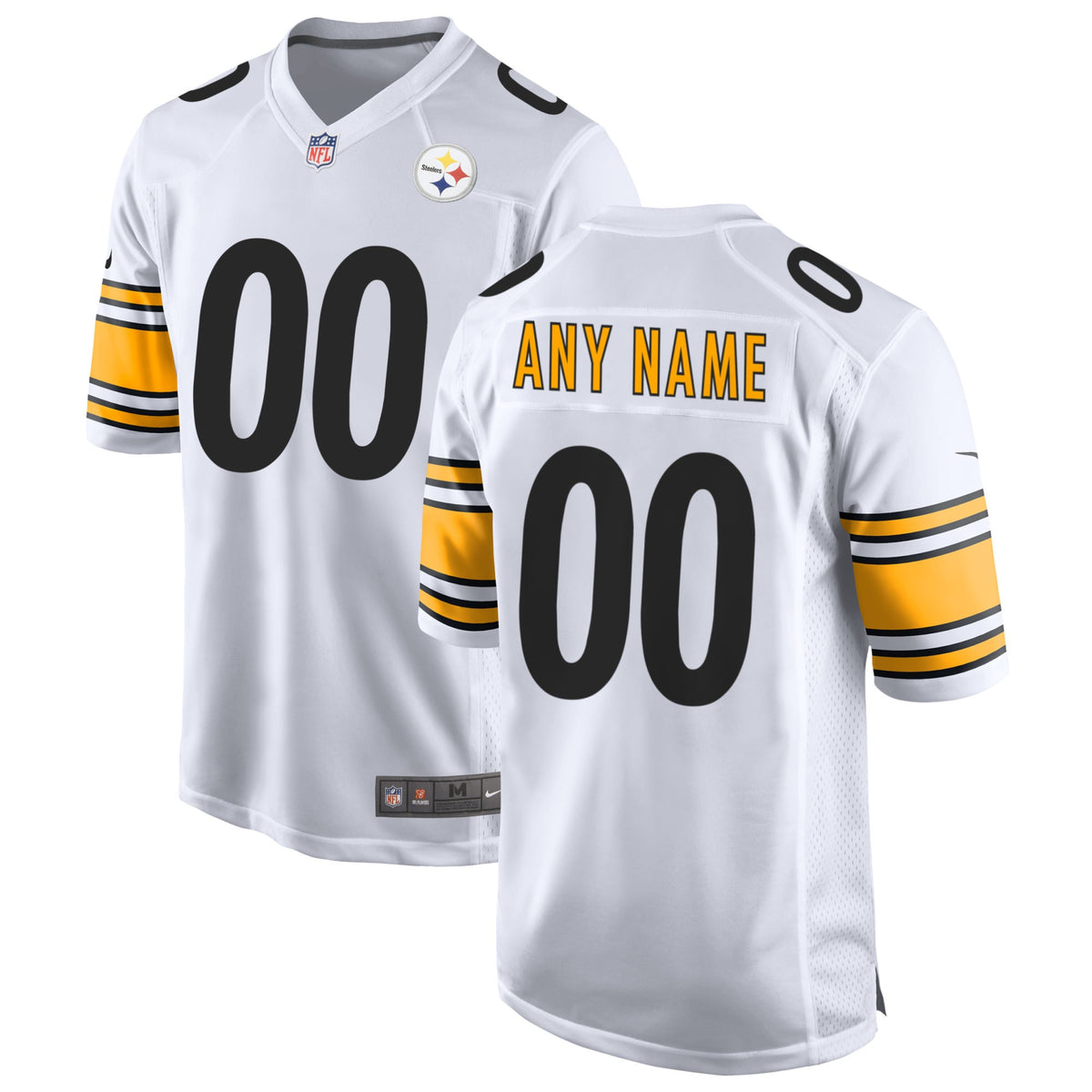 Pittsburgh Steelers white Away jersey