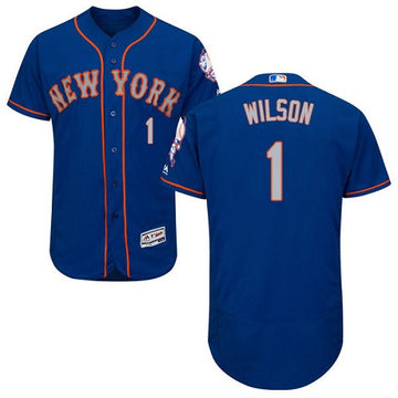 Mookie Wilson New York Mets blue Alternate jersey