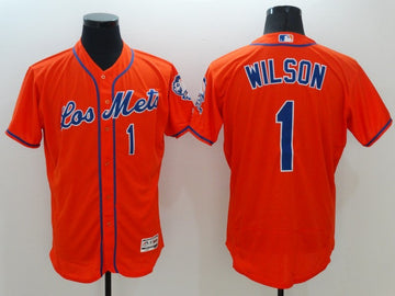 Mookie Wilson New York Mets orange jersey