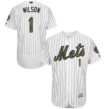 Mookie Wilson New York Mets white Authentic jersey