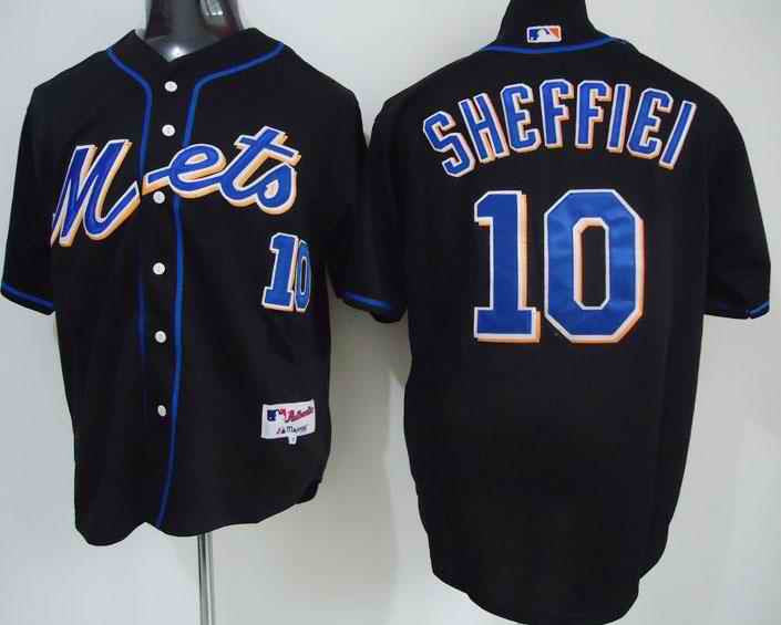 Sheffiei New York Mets black jersey