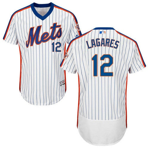 Juan Lagares New York Mets white Cooperstown jersey