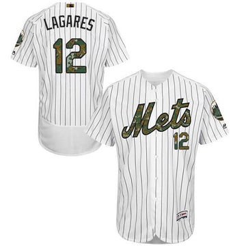 Juan Lagares New York Mets white Authentic jersey