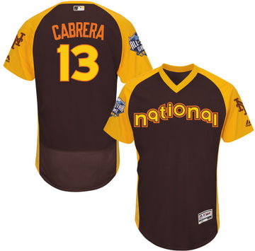 Asdrubal Cabrera New York Mets brown All-Star jersey