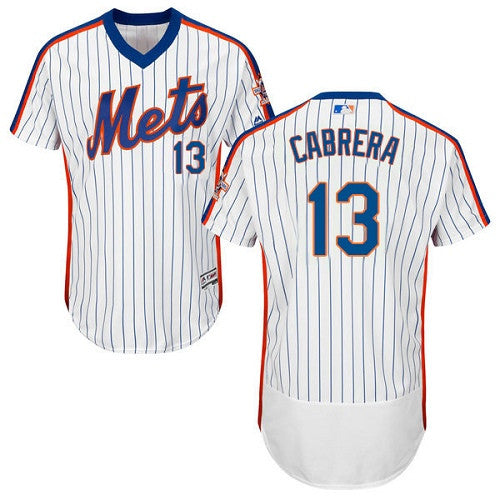 Asdrubal Cabrera New York Mets white Cooperstown jersey