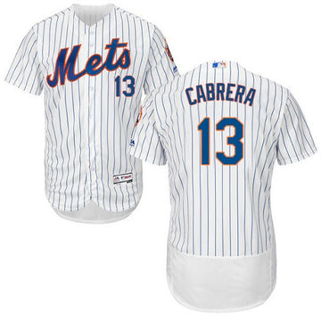 Asdrubal Cabrera New York Mets white jersey