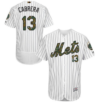 Asdrubal Cabrera New York Mets white jersey