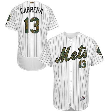 Asdrubal Cabrera New York Mets white Authentic jersey