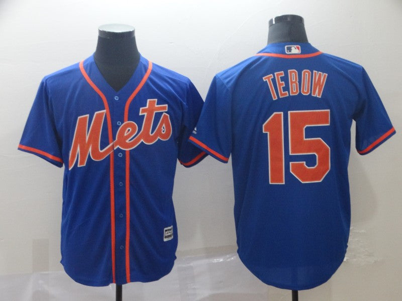 Tim Tebow New York Mets blue jersey