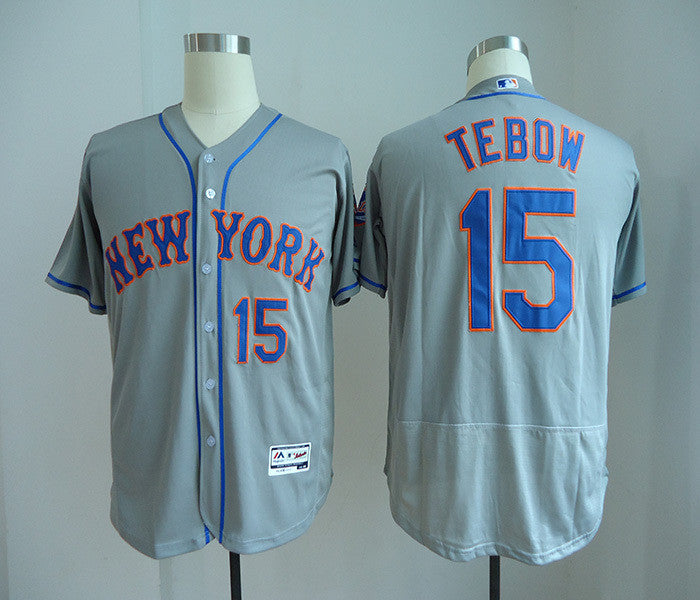 Tim Tebow New York Mets gray jersey