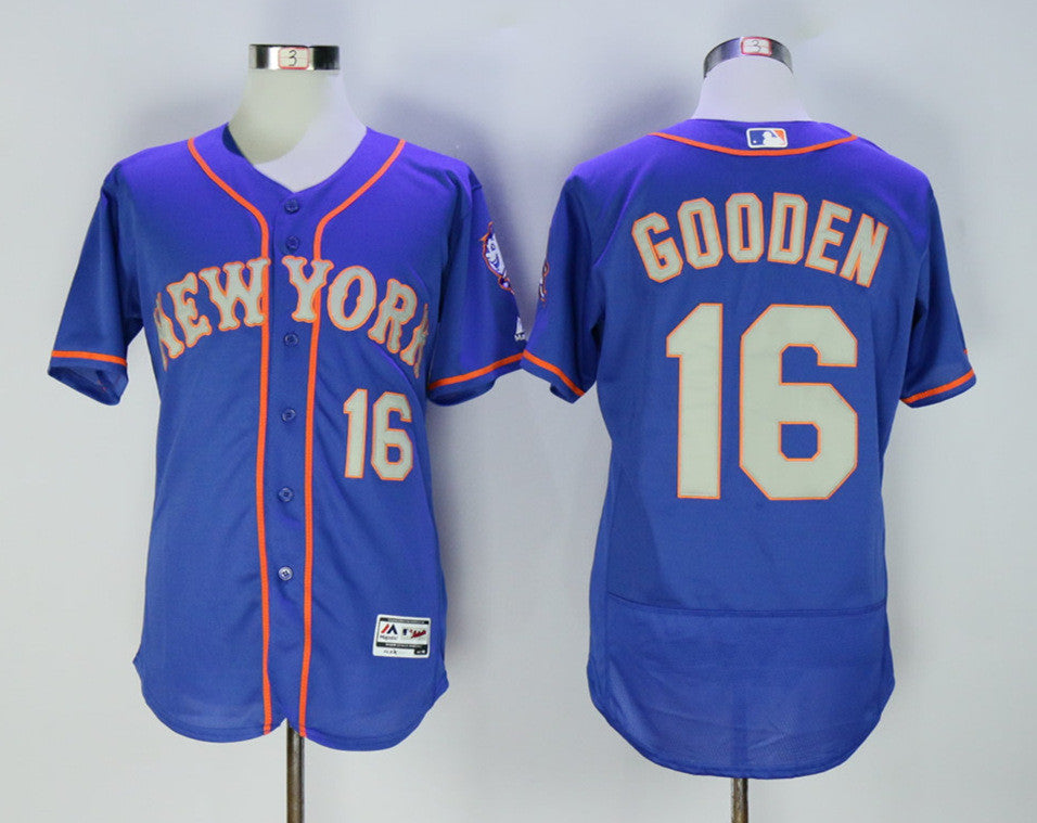 Dwight Gooden New York Mets blue Alternate jersey