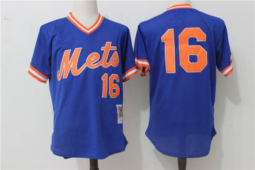 Dwight Gooden New York Mets blue Cooperstown jersey
