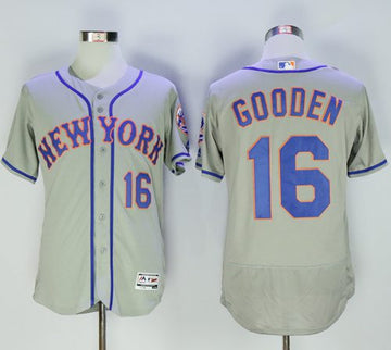 Dwight Gooden New York Mets grey Authentic jersey