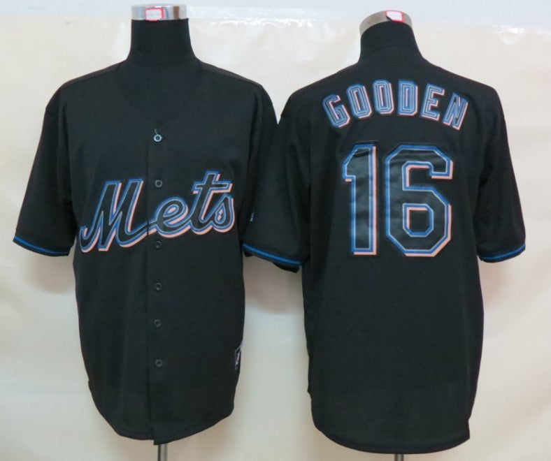 Gooden New York Mets black Fashion jersey