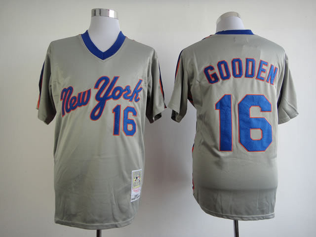 Gooden New York Mets grey jersey