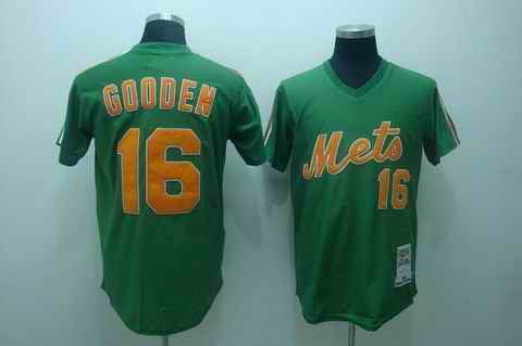Gooden New York Mets green jersey