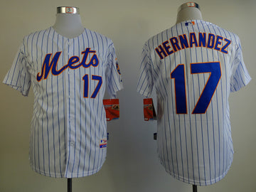 Hernandez New York Mets white jersey