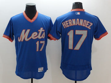 Keith Hernandez New York Mets blue jersey