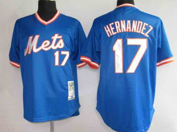 Keith Hernandez New York Mets blue jersey