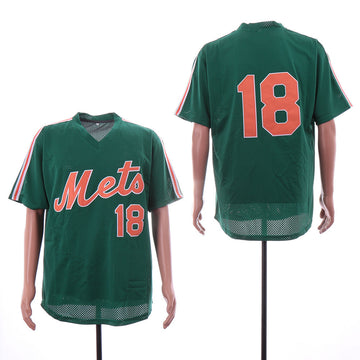 Darryl Strawberry New York Mets green Throwback jersey