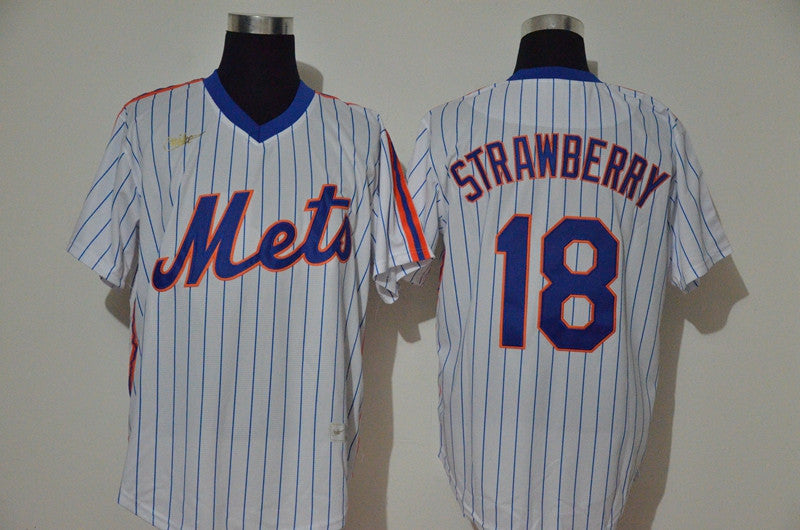 Darryl Strawberry New York Mets white jersey
