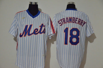 Darryl Strawberry New York Mets white jersey