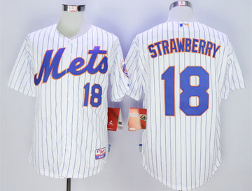 Darryl Strawberry New York Mets white jersey