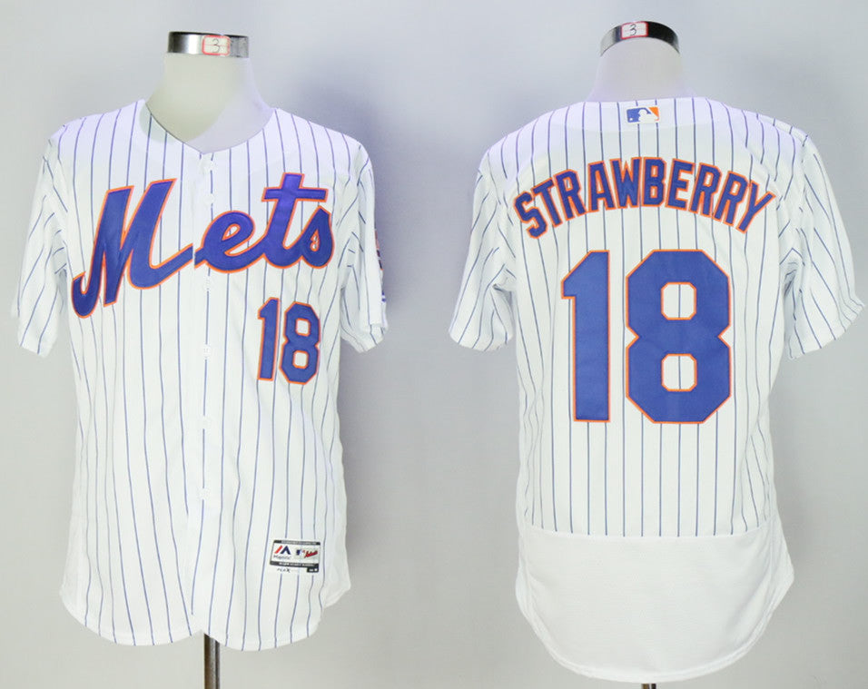 Darryl Strawberry New York Mets white jersey