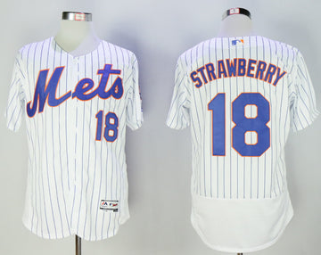 Darryl Strawberry New York Mets white jersey