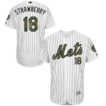 Darryl Strawberry New York Mets white jersey
