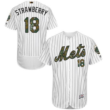 Darryl Strawberry New York Mets white Authentic jersey