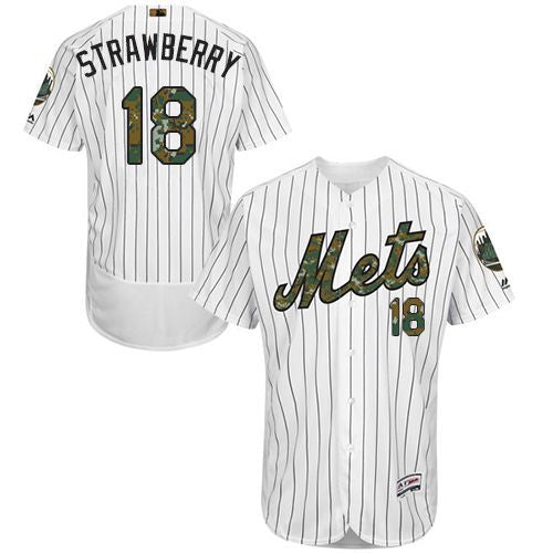 Darryl Strawberry New York Mets white Authentic jersey