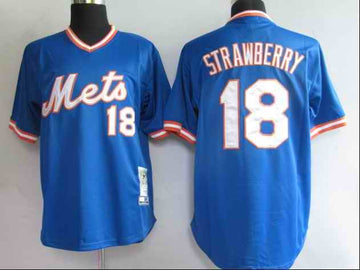 Strawberry New York Mets blue jersey