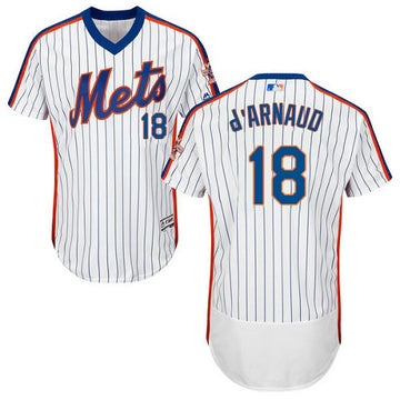 Travis D'Arnaud New York Mets white Cooperstown jersey