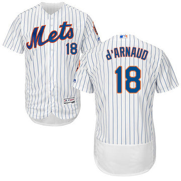 Travis D'Arnaud New York Mets white jersey