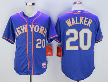 Neil Walker New York Mets blue Road jersey