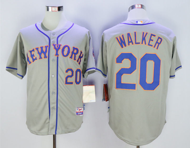 Neil Walker New York Mets grey jersey