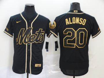 Pete Alonso New York Mets black jersey
