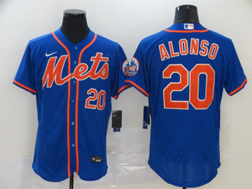Pete Alonso New York Mets royal jersey