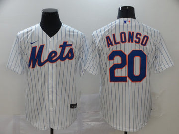 Pete Alonso New York Mets white jersey