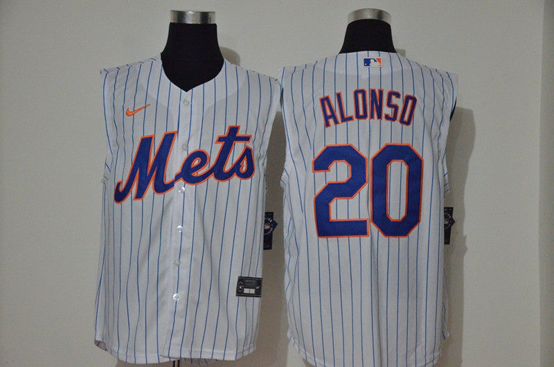 Pete Alonso New York Mets white jersey