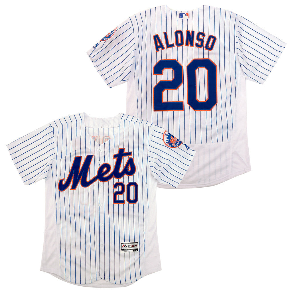 Pete Alonso New York Mets white jersey