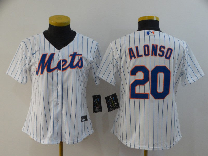 Pete Alonso New York Mets white jersey