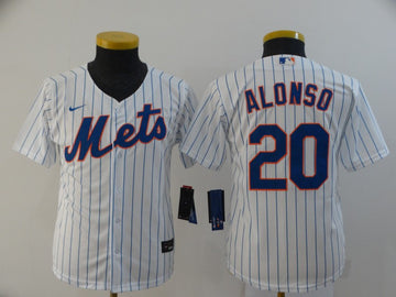 Pete Alonso New York Mets white jersey